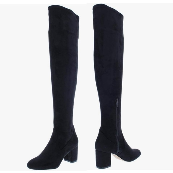 INC International Concepts Rikkie Over-the-Knee Black Size 9M - Picture 1 of 13